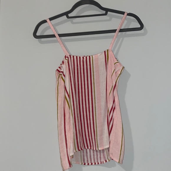 striped tank top blouse - Picture 2 of 3